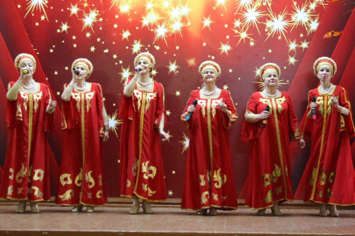 Отчетный концерт народного хора «Забава», «Я люблю тебя, Россия!»